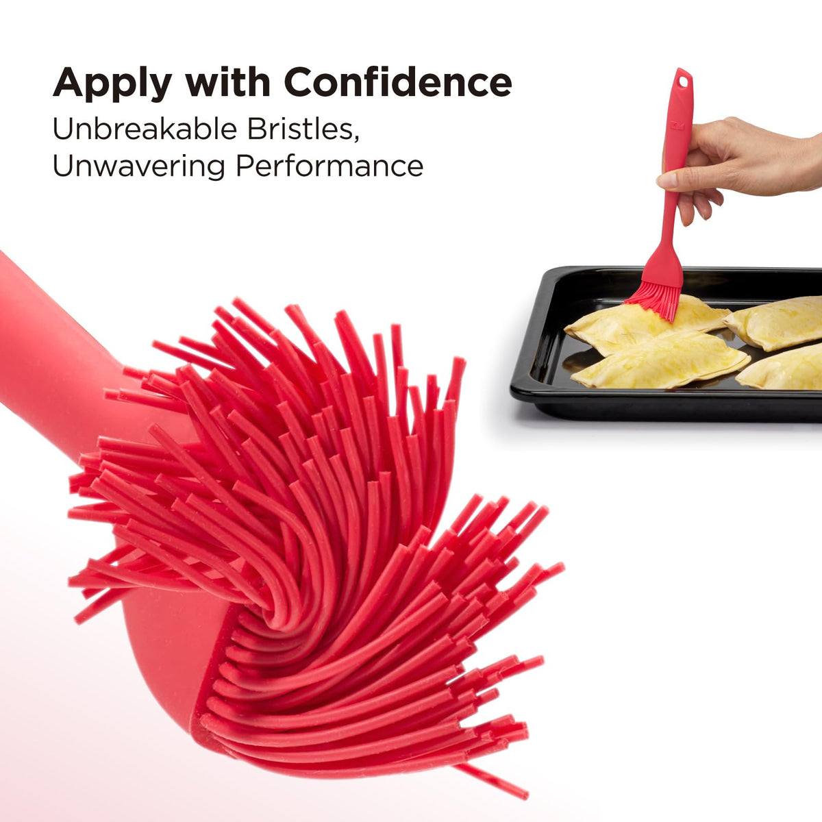 Kitchen Mama WaltzGrip dishwasher-safe brushes for easy cleanup