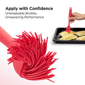 Kitchen Mama WaltzGrip dishwasher-safe brushes for easy cleanup
