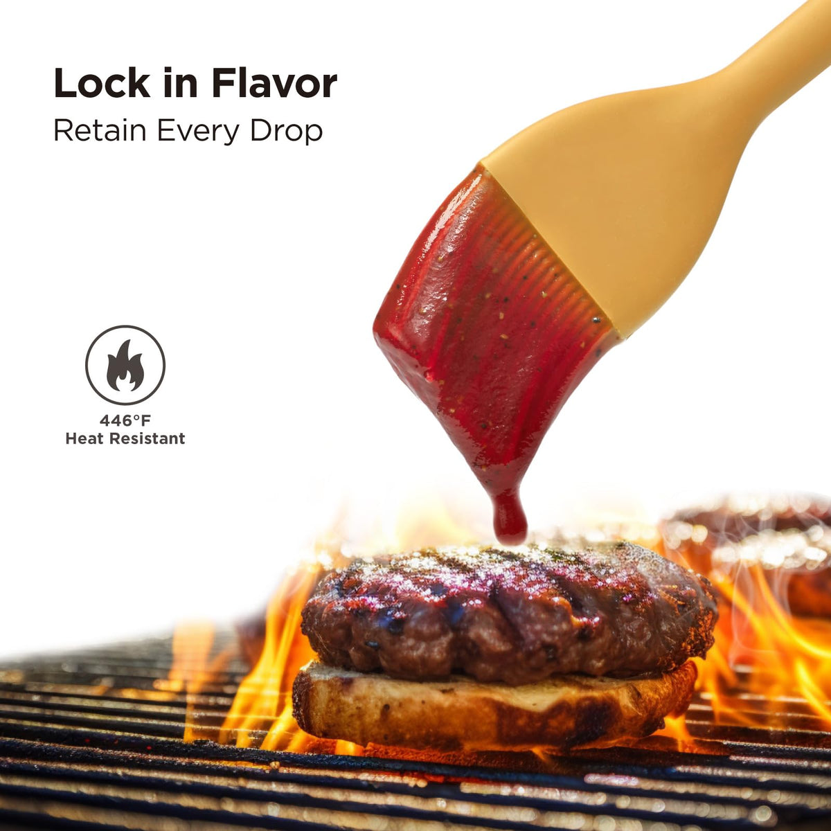 Kitchen Mama WaltzGrip stainless steel handle for durable, comfortable grip