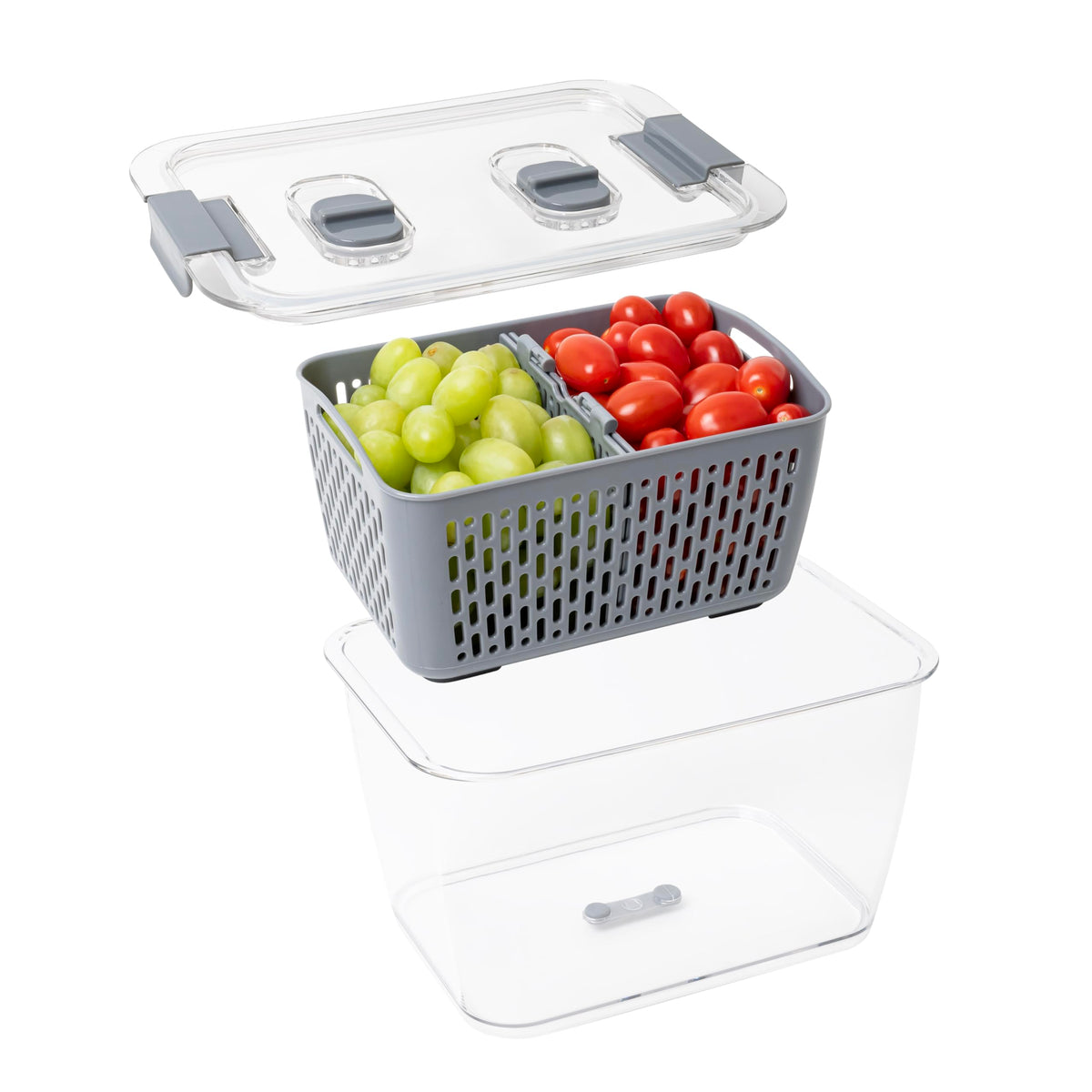 Kitchen Spaces hand-wash design simplifies cleaning after washing berries or greens.