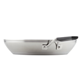 KitchenAid 12-inch frying pan brushed finish adds sleek style.