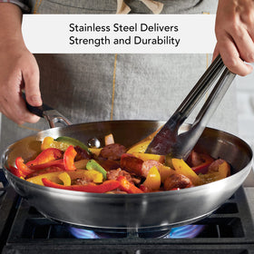 KitchenAid 12-inch frying pan oven safe up to 400°F.