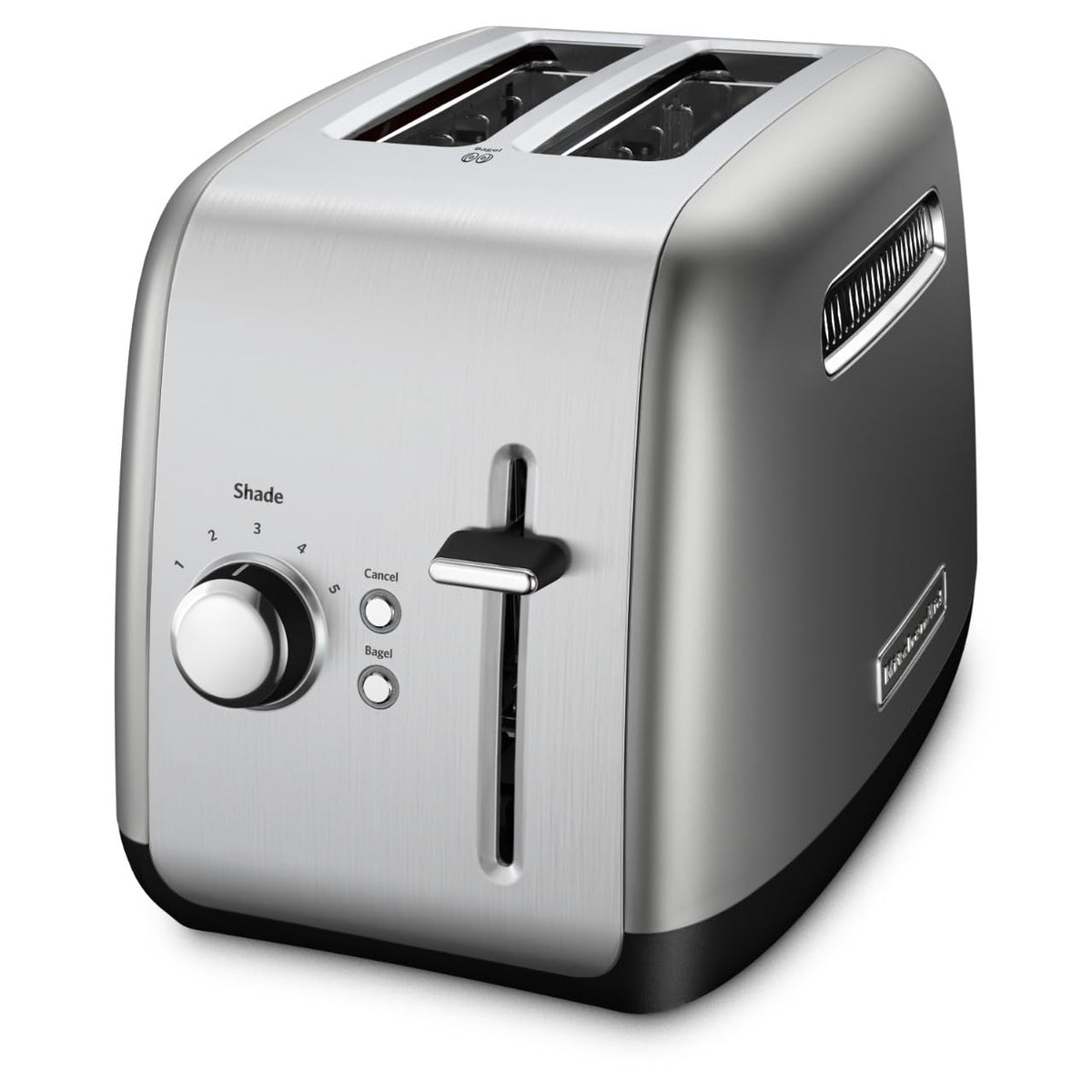 KitchenAid 2-Slice Toaster with extra-wide slots for versatile breads and bagels.