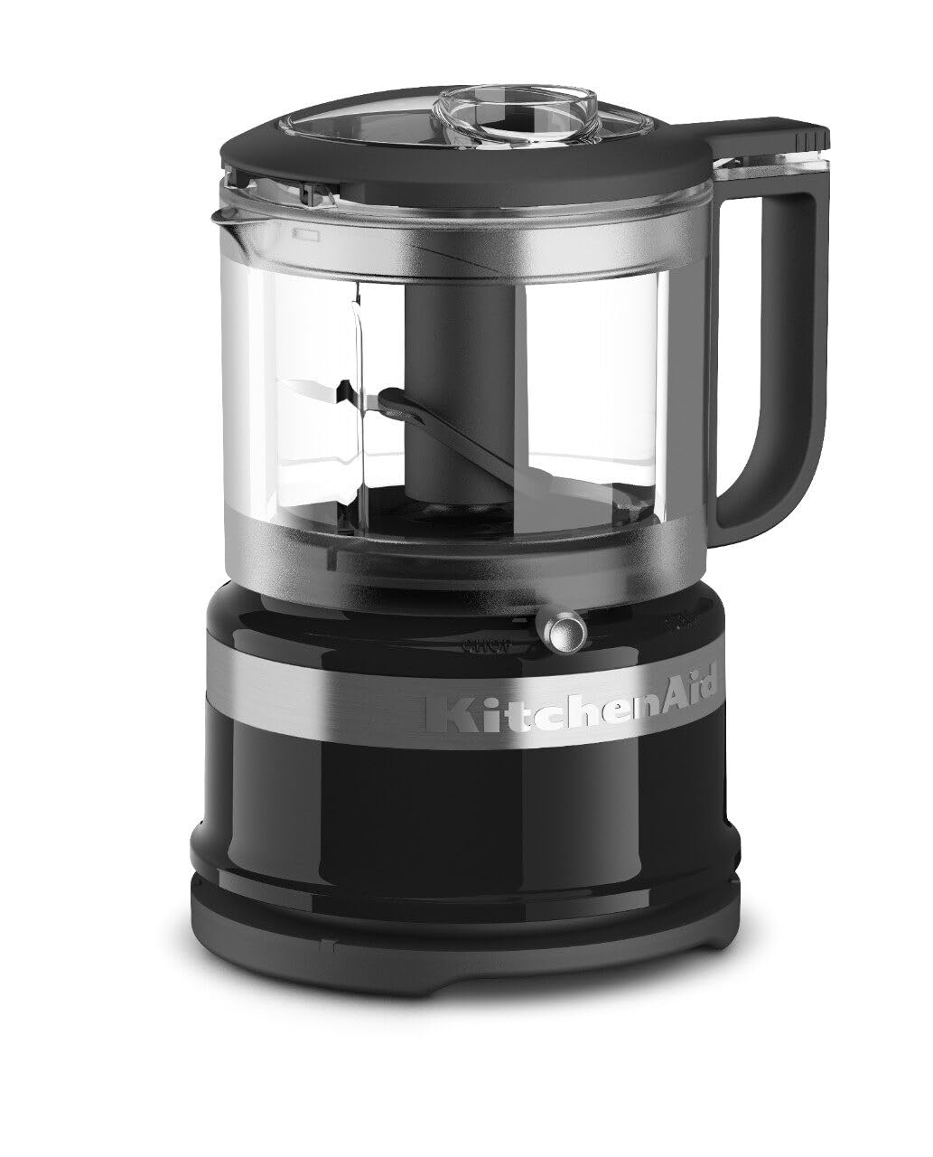 KitchenAid 3.5 cup chopper bowl in Onyx Black for quick prep.