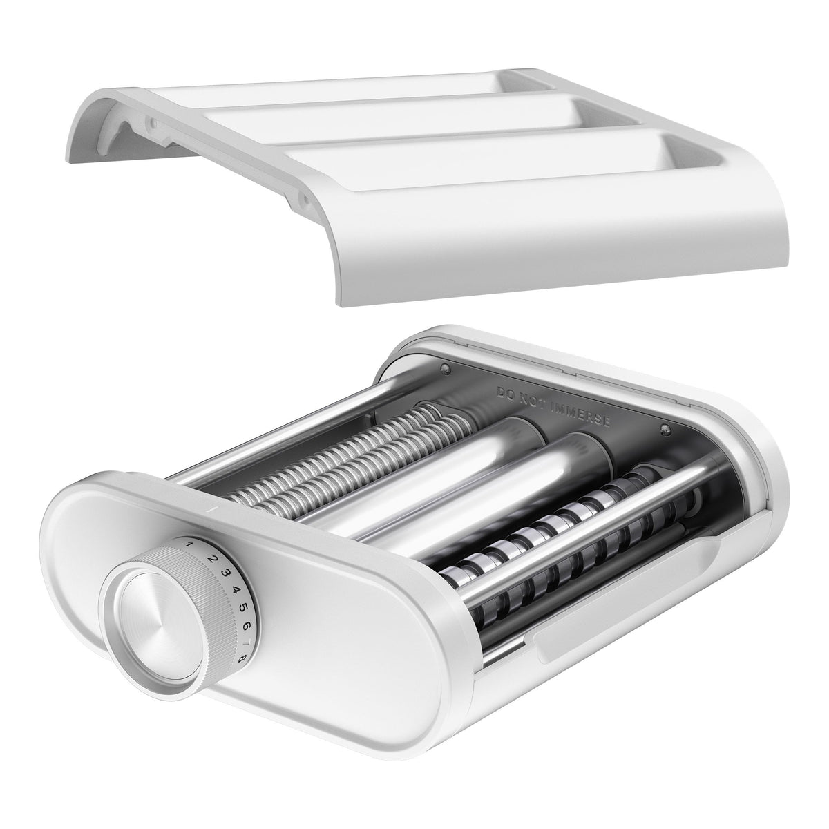 KitchenAid 3-in-1 pasta attachment lasagna-sheet roller for wide sheets.