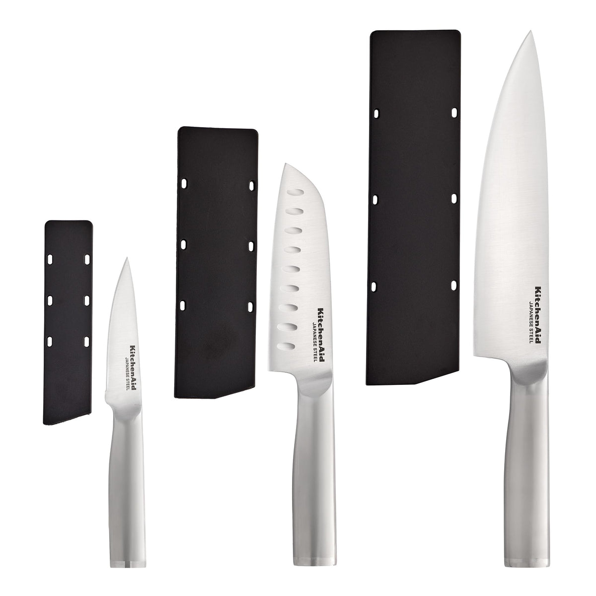 KitchenAid 5-inch santoku knife designed for dense vegetables and even cuts