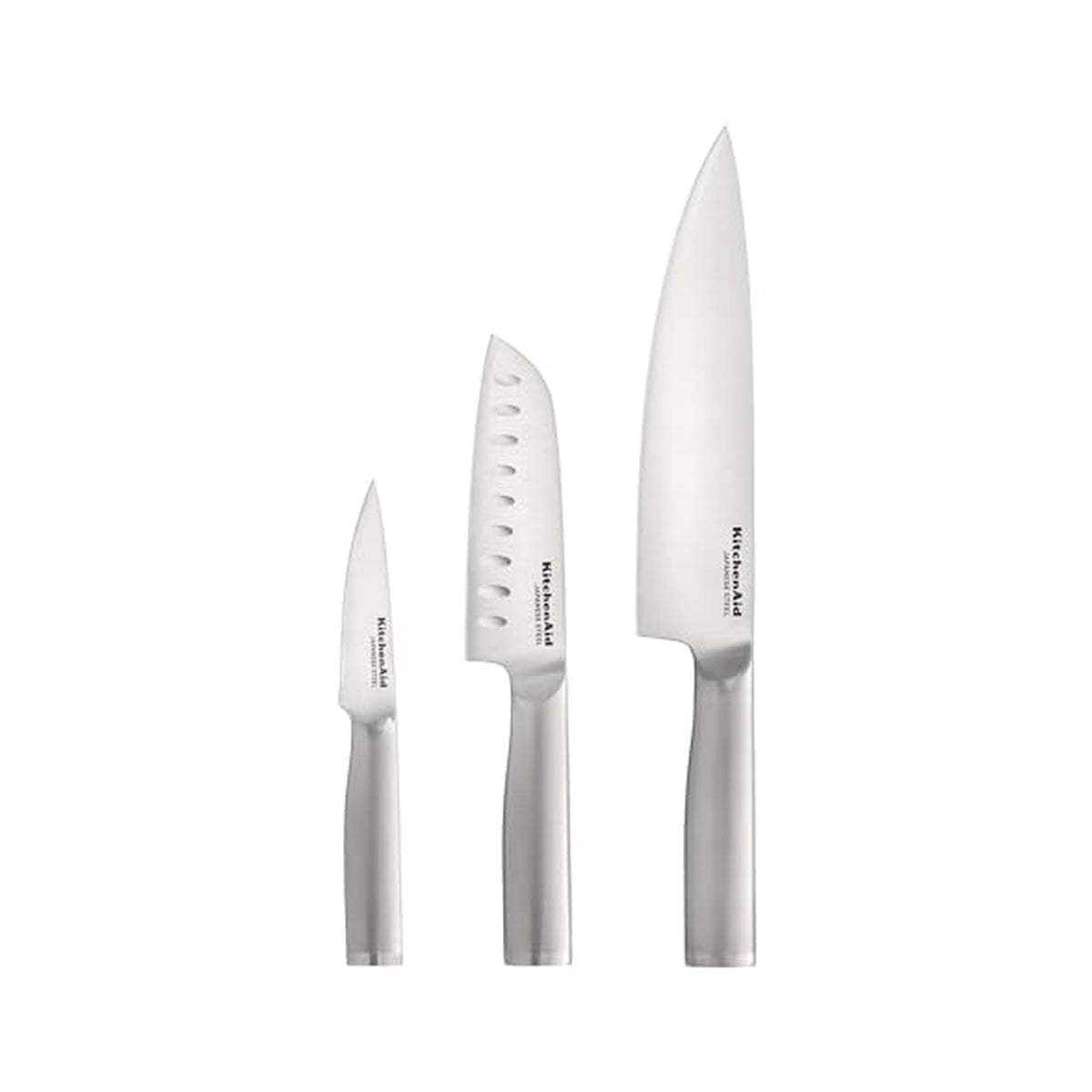 KitchenAid 8-inch chef knife with balanced weight for smooth slicing