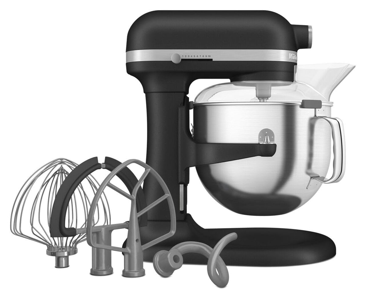 KitchenAid 7-quart bowl-lift mixer assembly provides sturdy operation