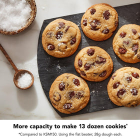 KitchenAid coated dough hook handles heavy doughs smoothly