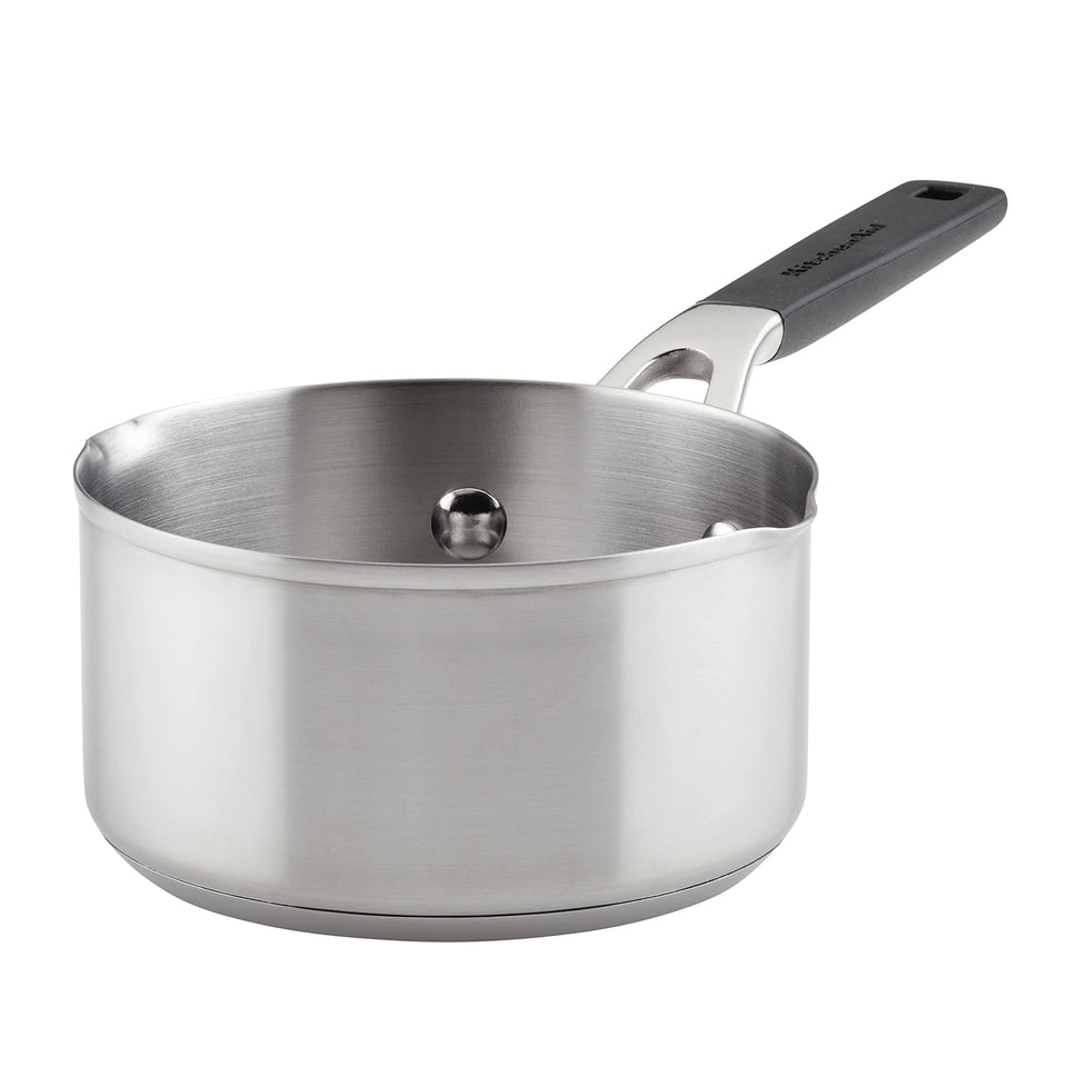 KitchenAid 71018 saucepan with pour spouts for mess-free pouring of sauces