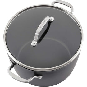 KitchenAid 8-quart capacity handles large batches of stocks or soups.