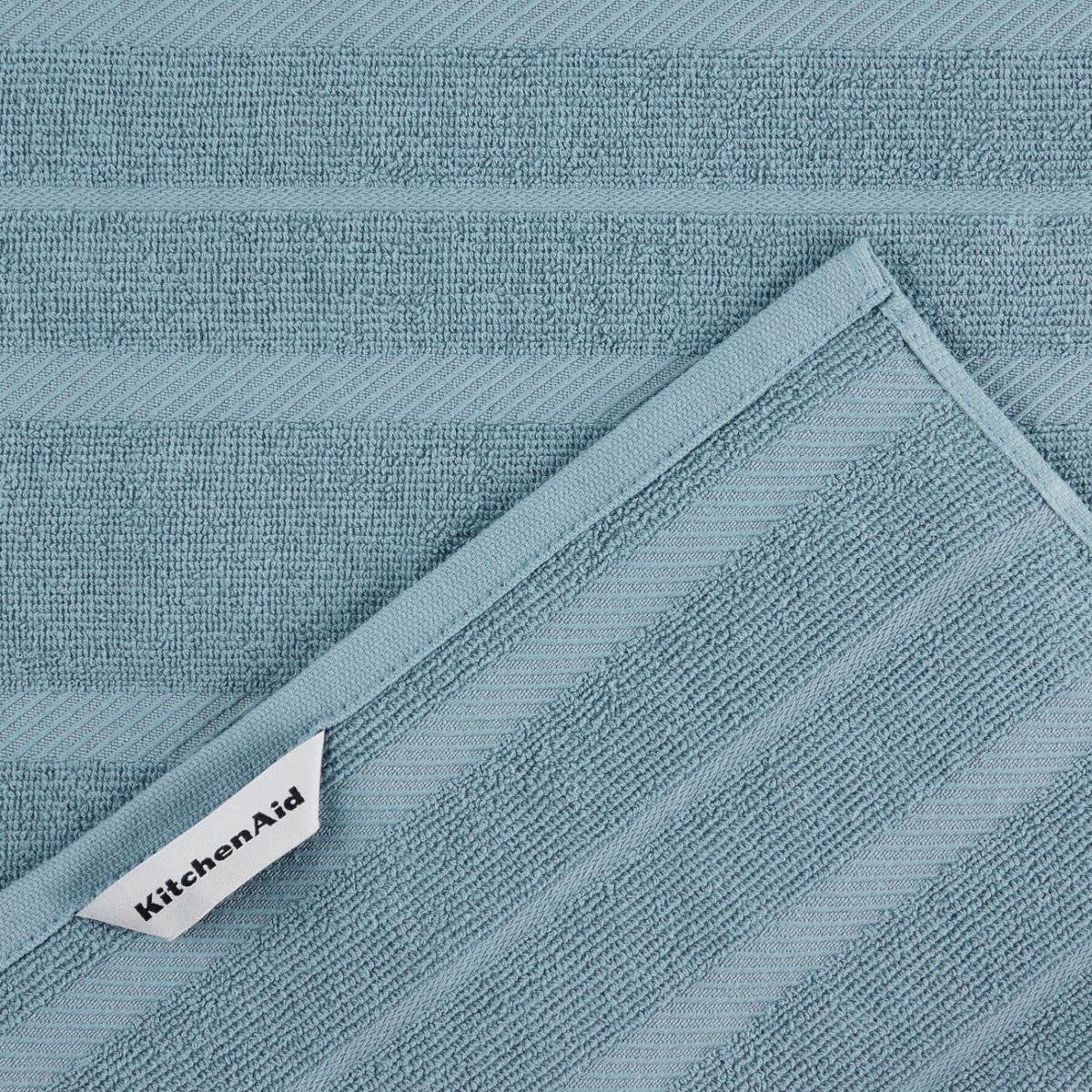 KitchenAid Albany towels drying glassware without streaks
