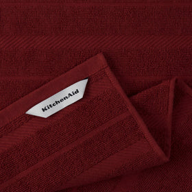 KitchenAid Albany towel drying glassware and dishes, soft and non-abrasive.