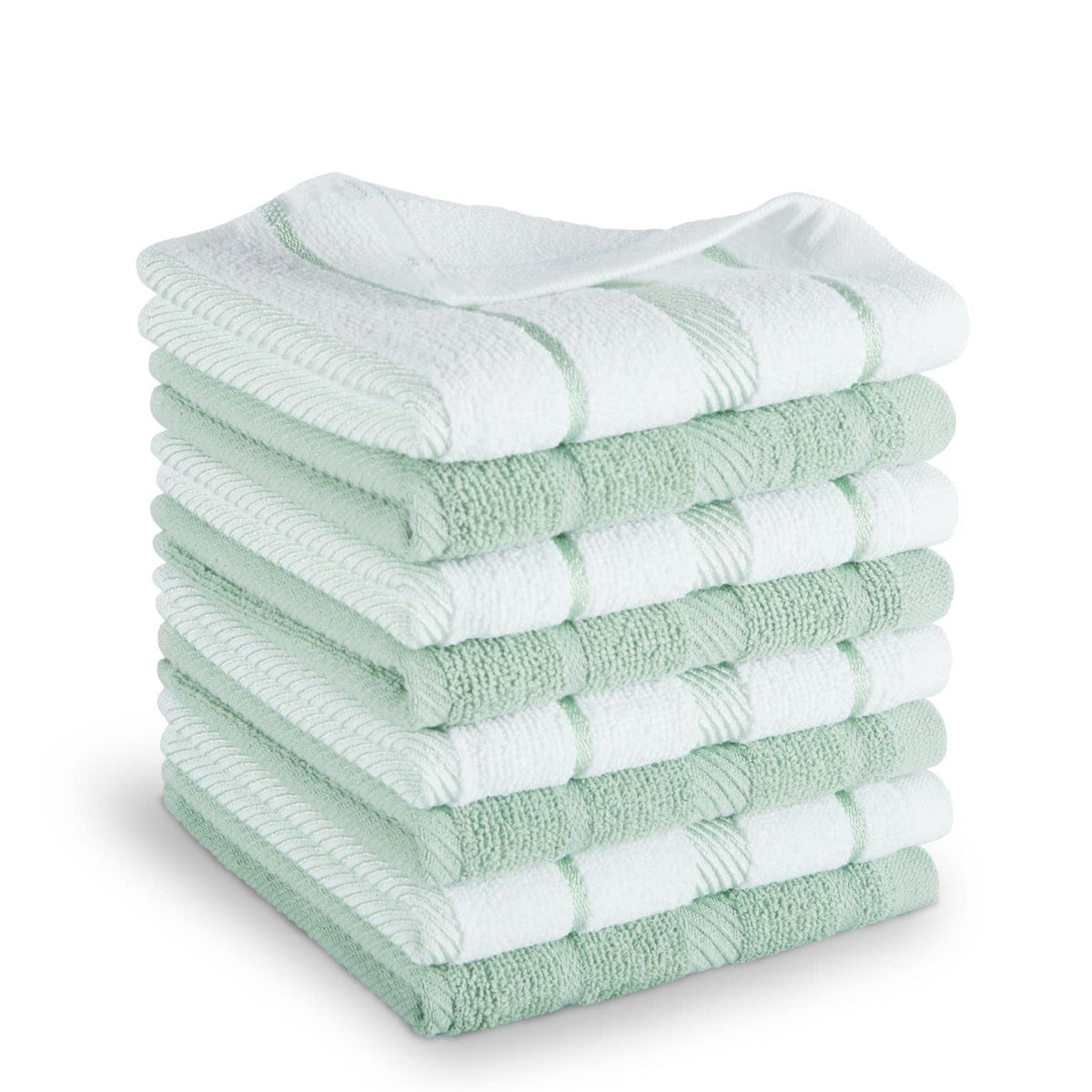 KitchenAid Albany solid green dishcloth absorbent for everyday cleanup