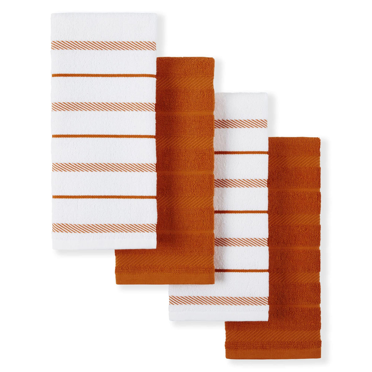 KitchenAid Albany solid towel honey orange for absorbent kitchen drying