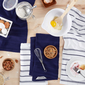 KitchenAid Albany solid white towel ideal for gentle drying of dishes