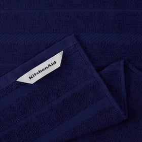 KitchenAid Albany striped towel blue and white for durable everyday use
