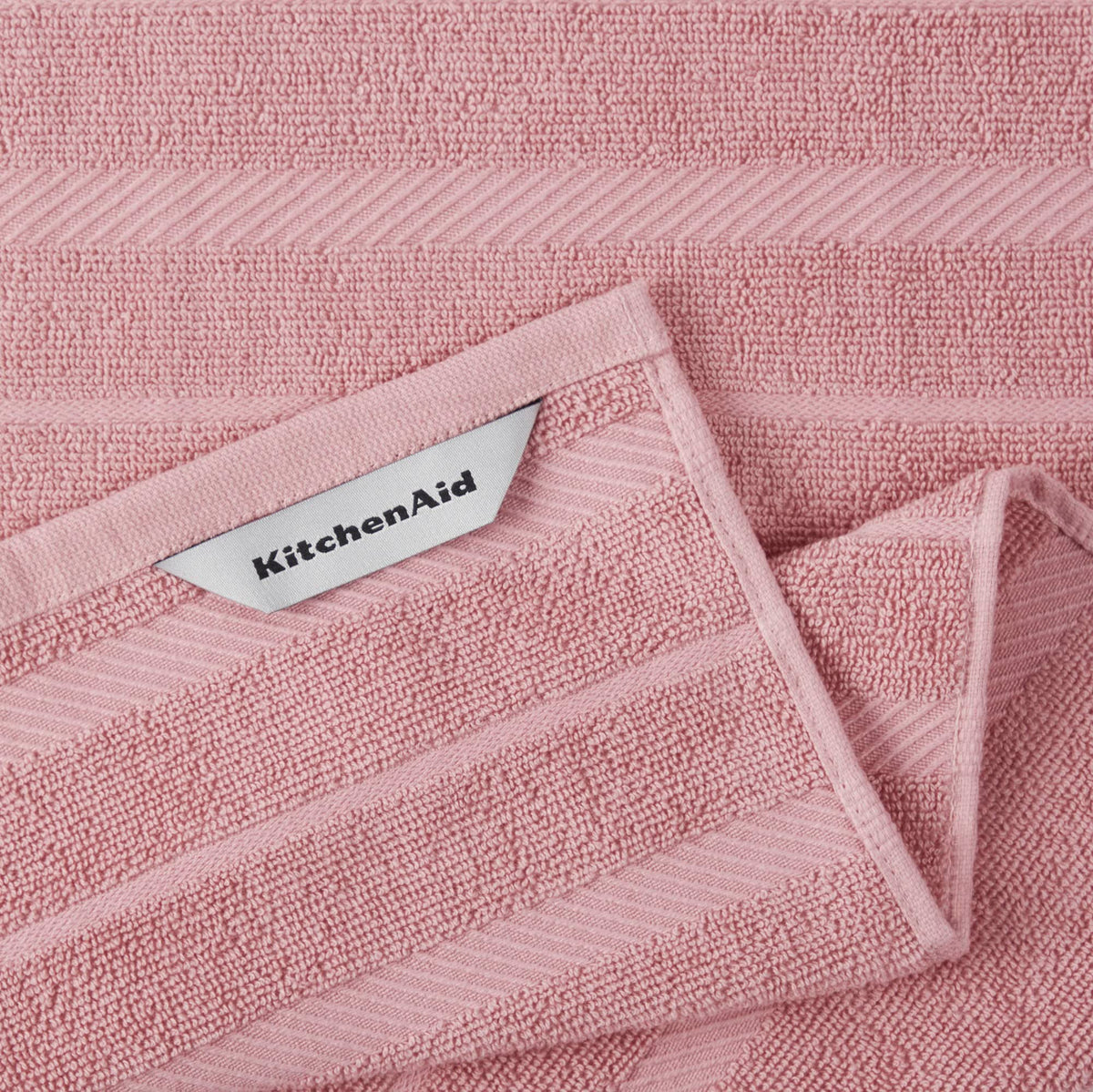 Albany striped towel, durable blend, ideal for drying glassware and cookware