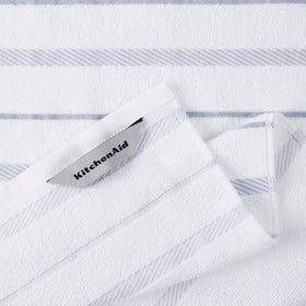 KitchenAid Albany towel on hook display, decorative yet functional.