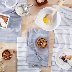KitchenAid Albany solid cream towel, soft and durable for daily drying.