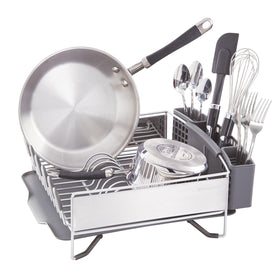 KitchenAid angled drainboard directs water into sink for mess-free counters.