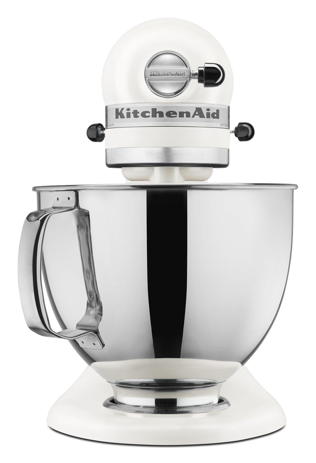 KitchenAid Artisan 5-Quart Tilt-Head Mixer in porcelain showing tilt-head access.