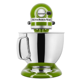 KitchenAid Artisan 5-quart stainless steel bowl handles large batches