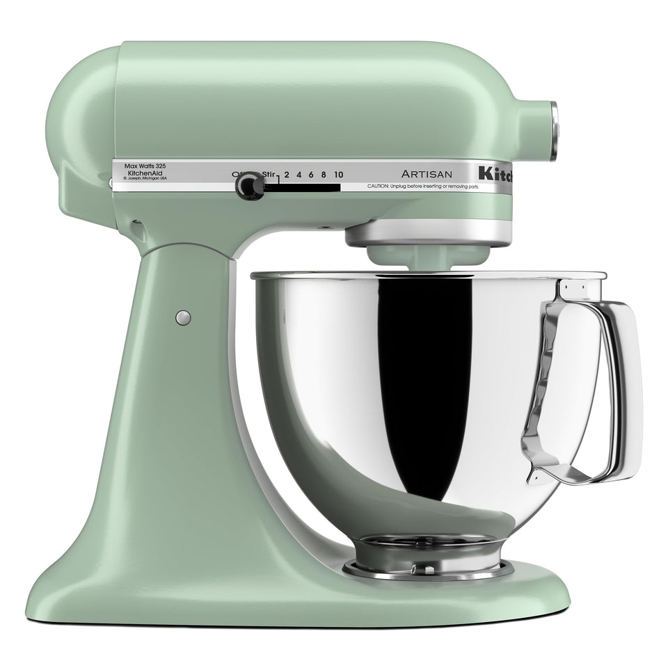 KitchenAid Artisan 5-Quart Tilt-Head Mixer Cardamom, vibrant color for versatile baking