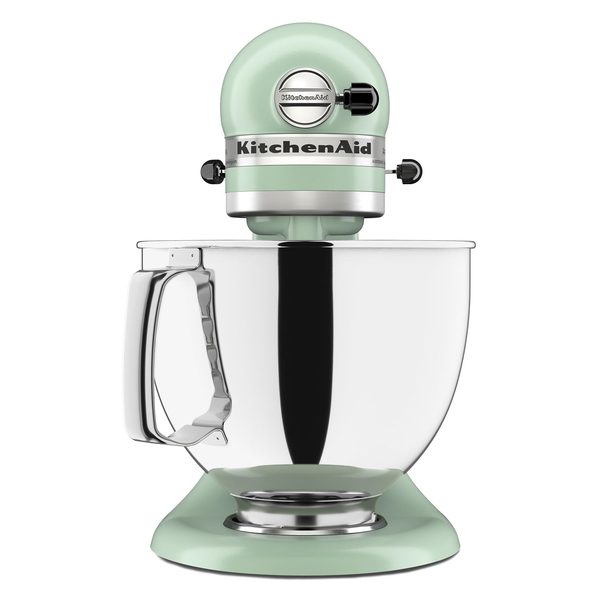 KitchenAid coated flat beater, dough hook, and 6-wire whip for variety