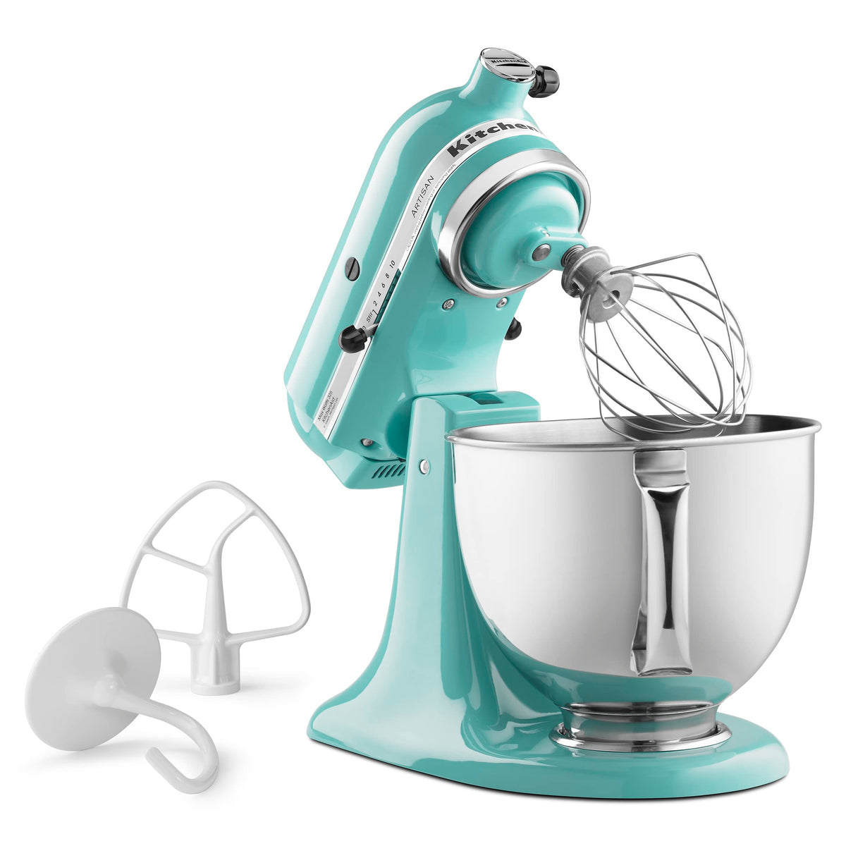 KitchenAid Artisan hub attachments expand cooking options beyond mixing.
