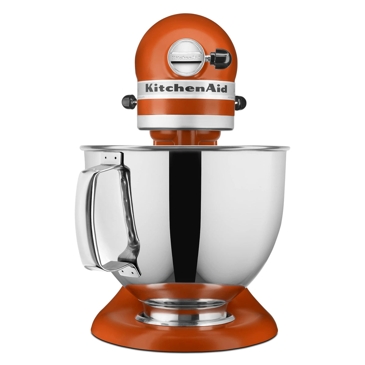 KitchenAid Artisan scorched orange finish adds personality and versatility.