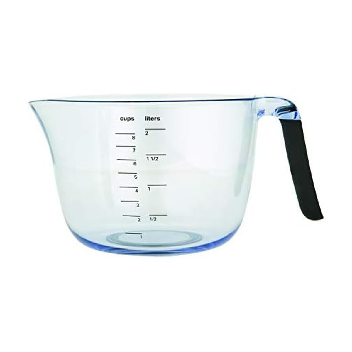 KitchenAid batter bowl 8-cup onyx black front view, ideal for batch mixing