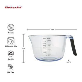KitchenAid batter bowl 8-cup with pour spout for mess-free pouring