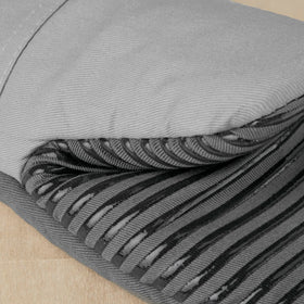 KitchenAid Beacon mini oven mitts measure 5.75 by 13 inches.