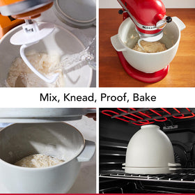 KitchenAid bread bowl is dishwasher-safe for easy cleanup