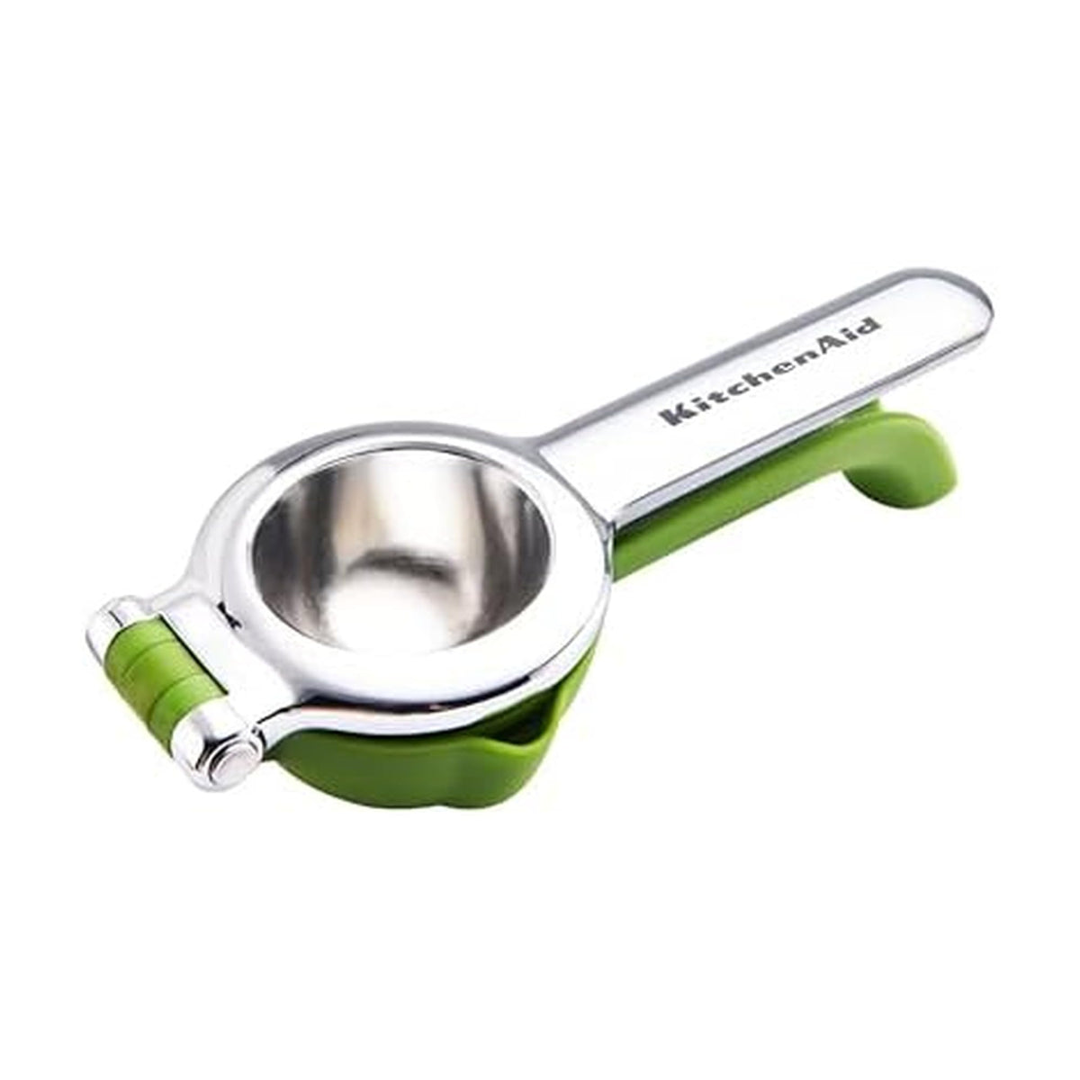 KitchenAid citrus juice press with lemon-lime hopper for mess-free juice.
