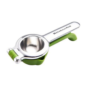 KitchenAid citrus juice press with lemon-lime hopper for mess-free juice.