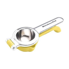 KitchenAid citrus press with lemon-lime hopper for mess-free juicing.