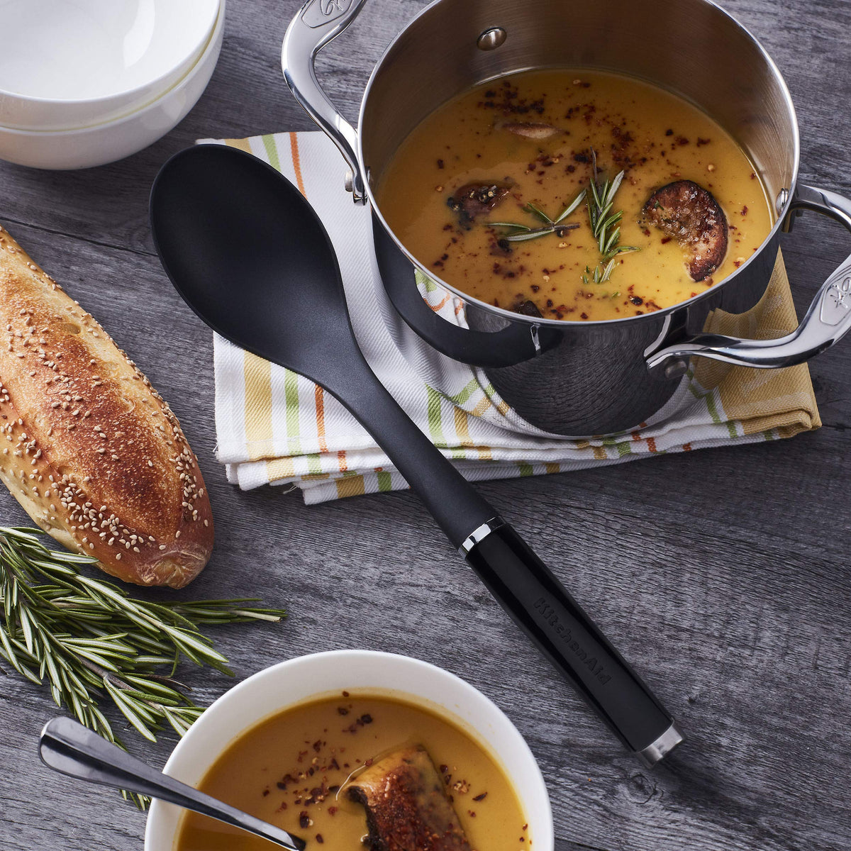 KitchenAid Classic 15-Piece Measuring Cups Set for precise baking and cooking.