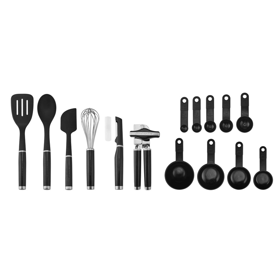 KitchenAid Classic 15-Piece Slotted Turner for flipping safely on nonstick cookware.