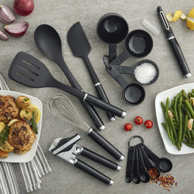 KitchenAid Classic 15-Piece Utility Whisk for airy sauces and dressings.