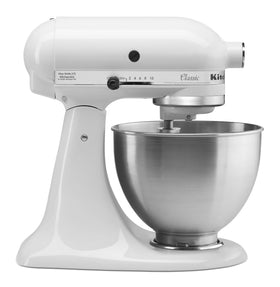 KitchenAid Classic 4.5-quart stainless bowl for large-batch cookie dough.