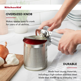 KitchenAid Classic 2-in-1 tool includes a built-in bottle opener to save space.