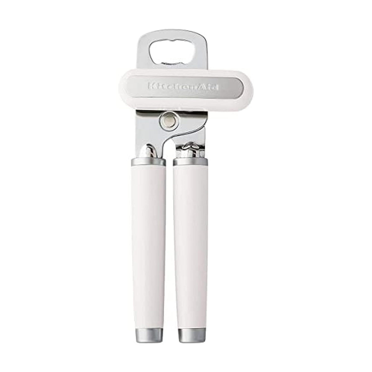 KitchenAid Classic can opener with cutting wheel for clean, smooth openings.