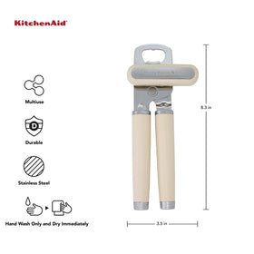 Large turning knob aids secure grip during opening