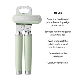KitchenAid Classic can opener oversized knob provides secure grip and easy turning