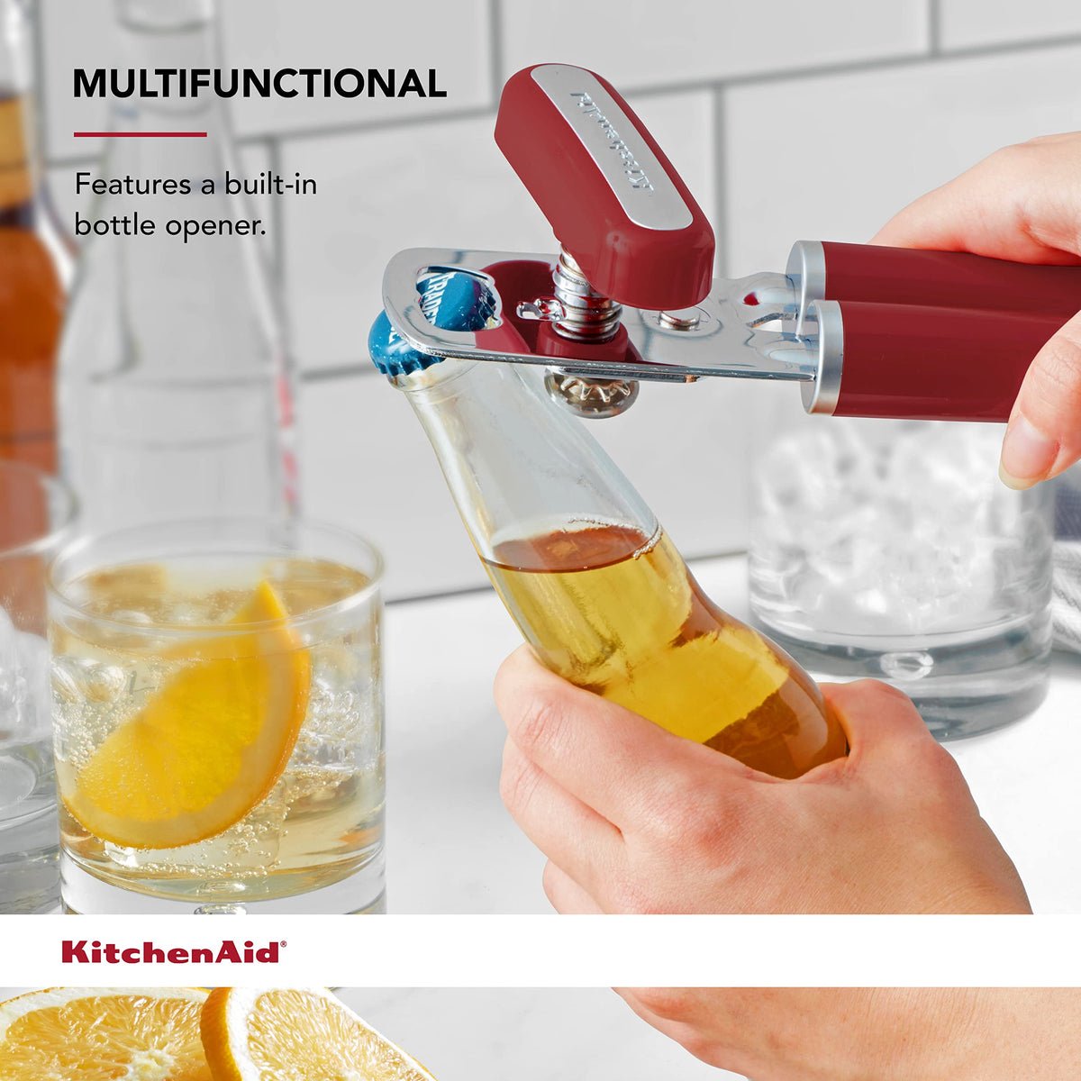 KitchenAid Classic with oversized ergonomic handles for comfortable use.