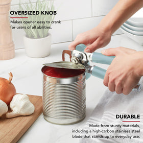 KitchenAid Classic opener featuring built‑in bottle opener for easy cap removal