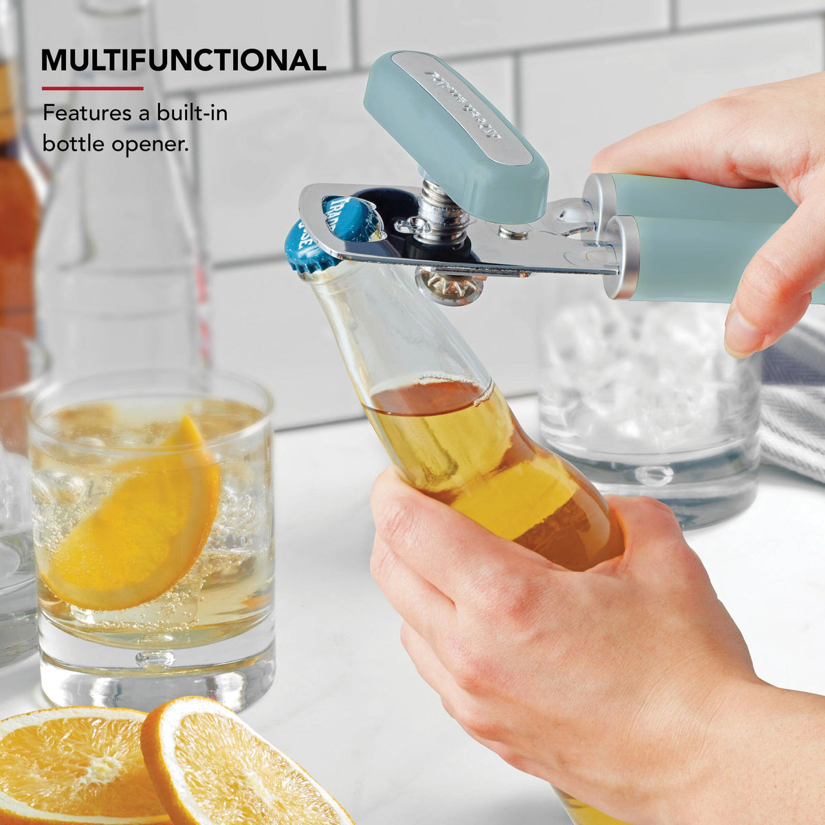 KitchenAid Classic opener showing soft ergonomic handles for comfort