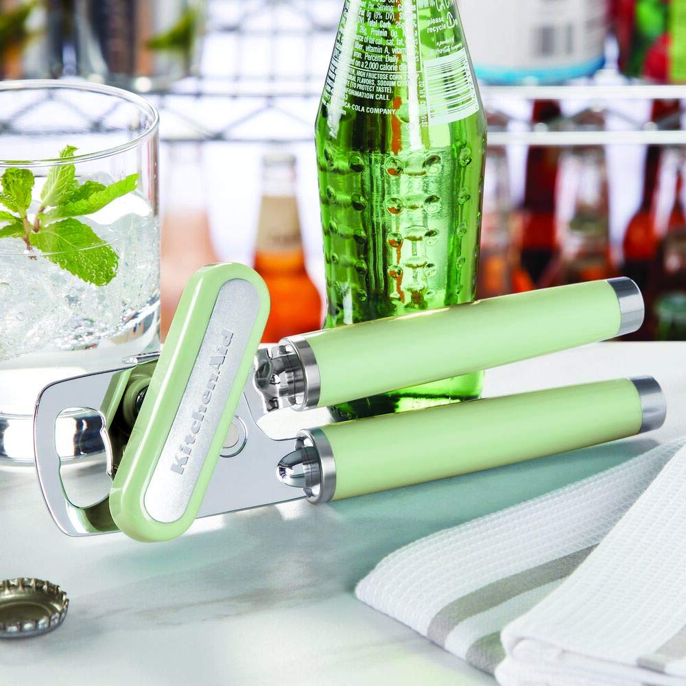 KitchenAid Classic pistachio color adds a vibrant touch to the kitchen